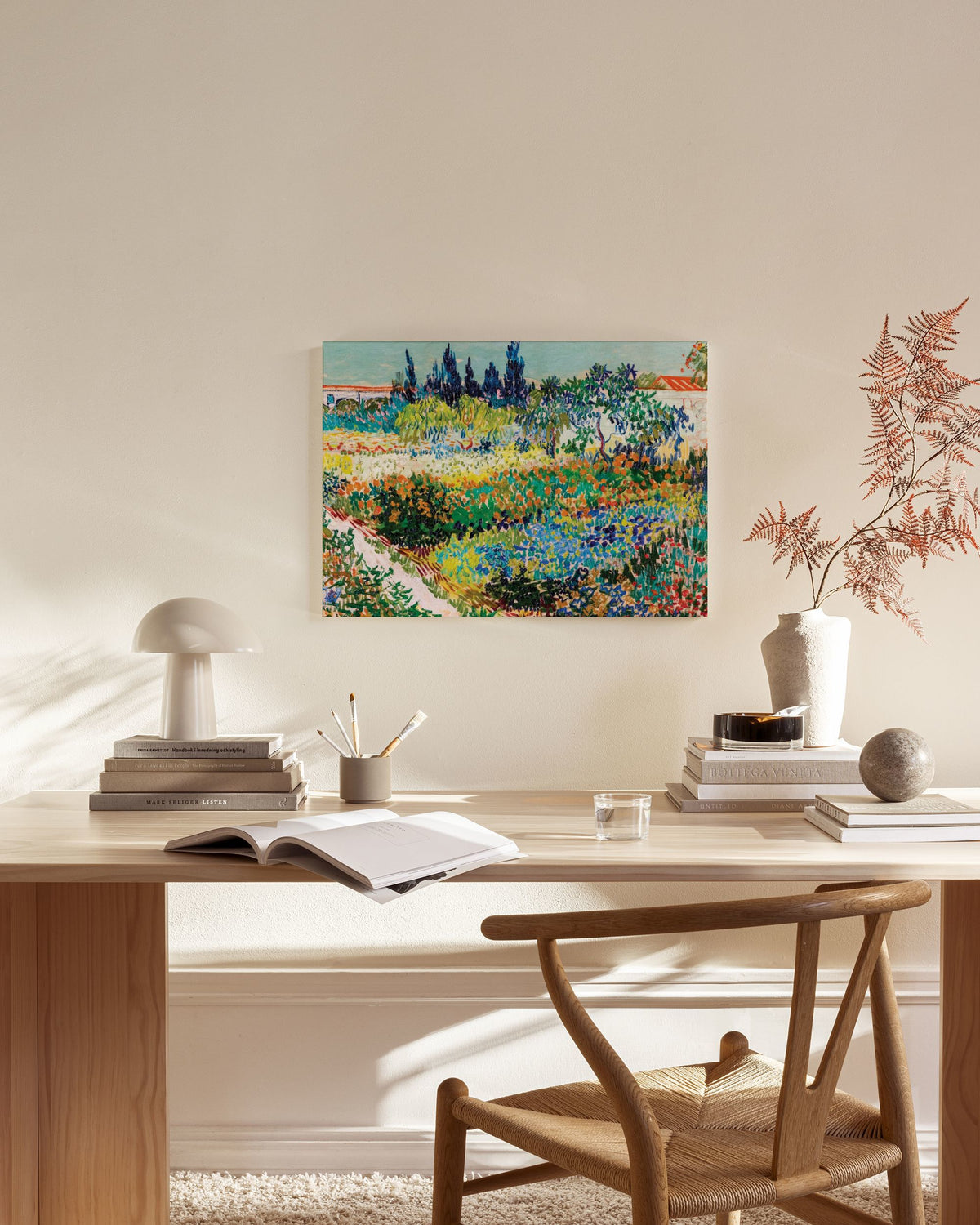 Van Gogh - Garden at Arles Landscape Canvas print