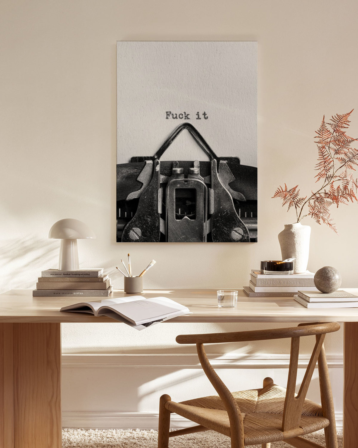 F**k It Canvas print