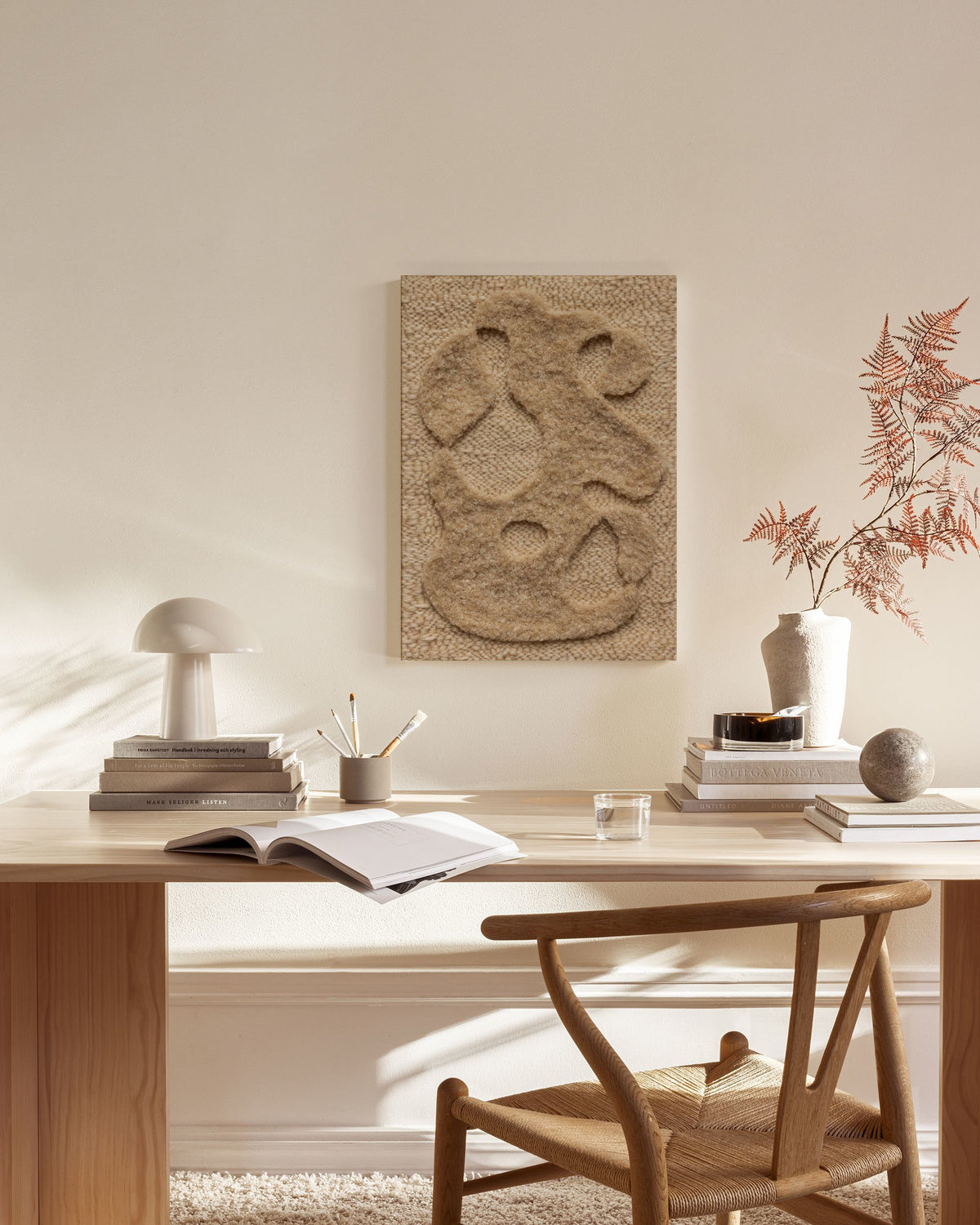 Tufted Shapes Canvas print