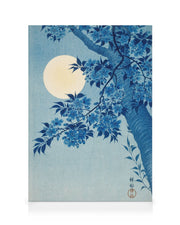 Ohara Koson - Blossoming Cherry on a Moonlit Night Canvas print