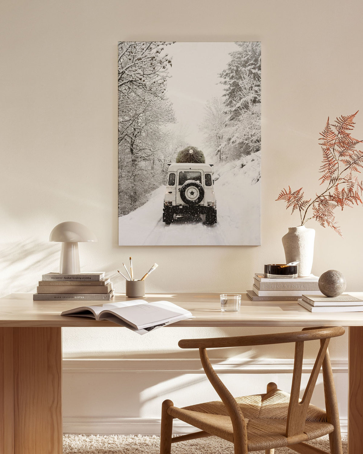 Holiday Delivery Canvas print