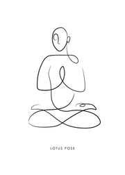 Yoga Pose No4 Print