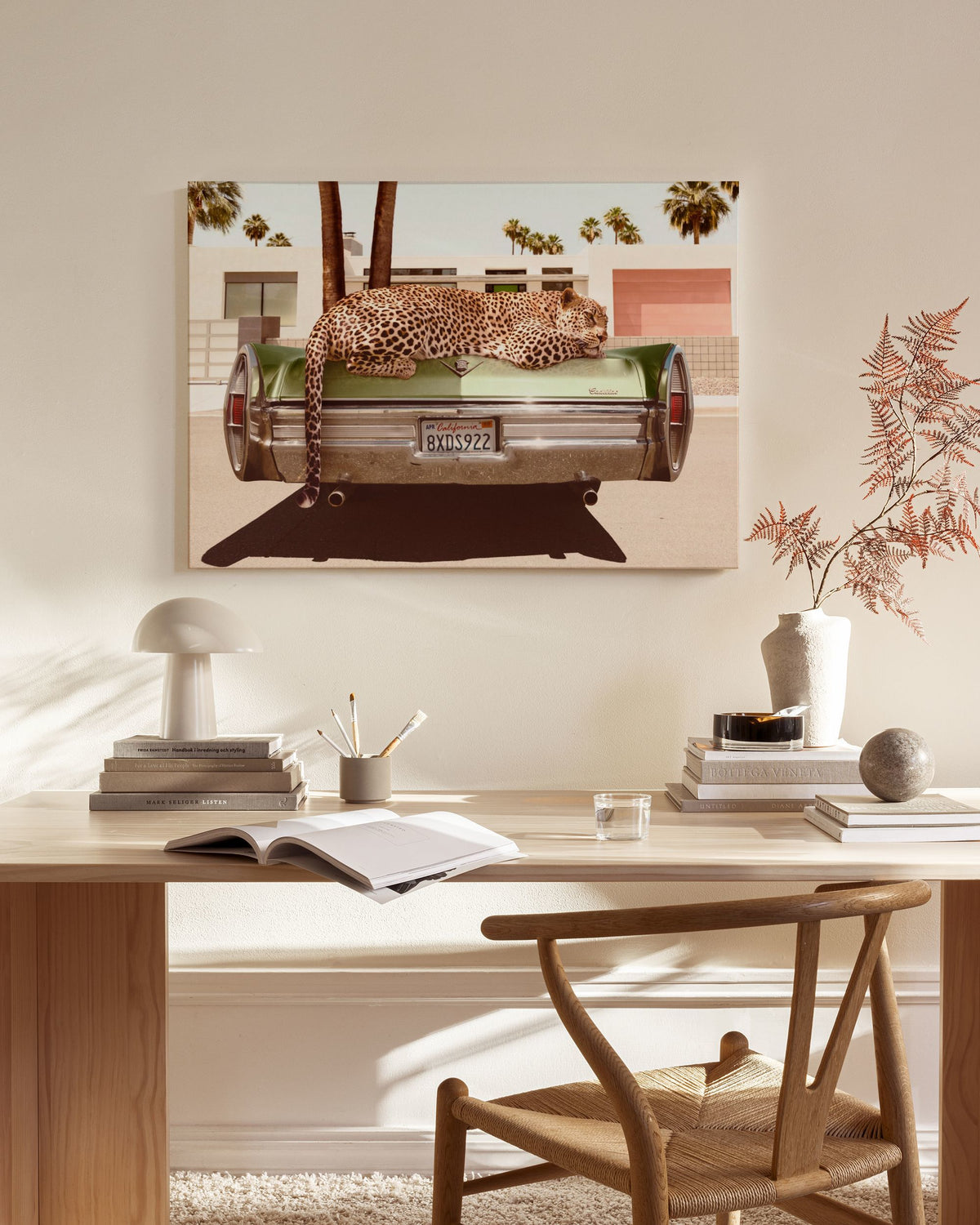 Chilling Leopard Canvas