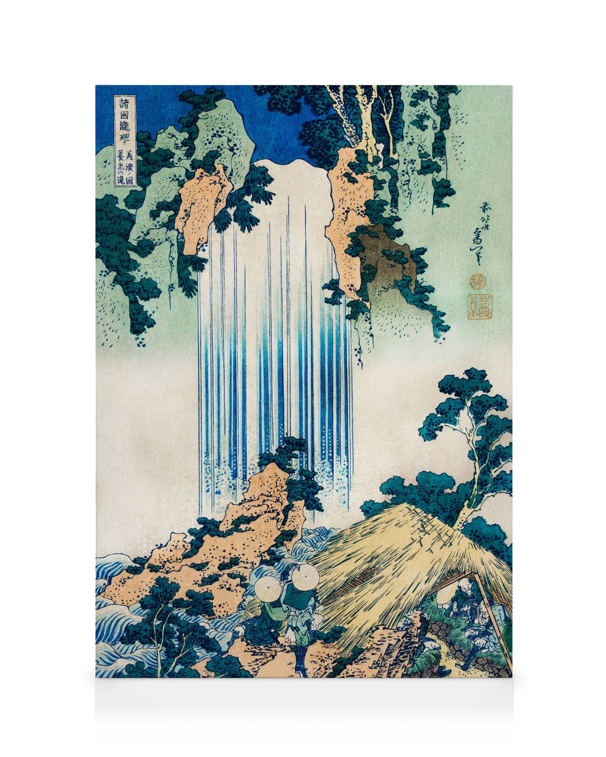 Hokusai - Yoro Waterfall in Mino Province Canvas print