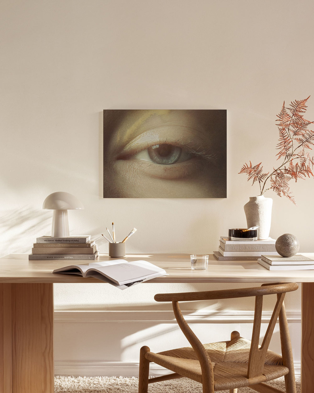 The Observer Canvas print