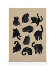 Kitty Yoga Canvas print