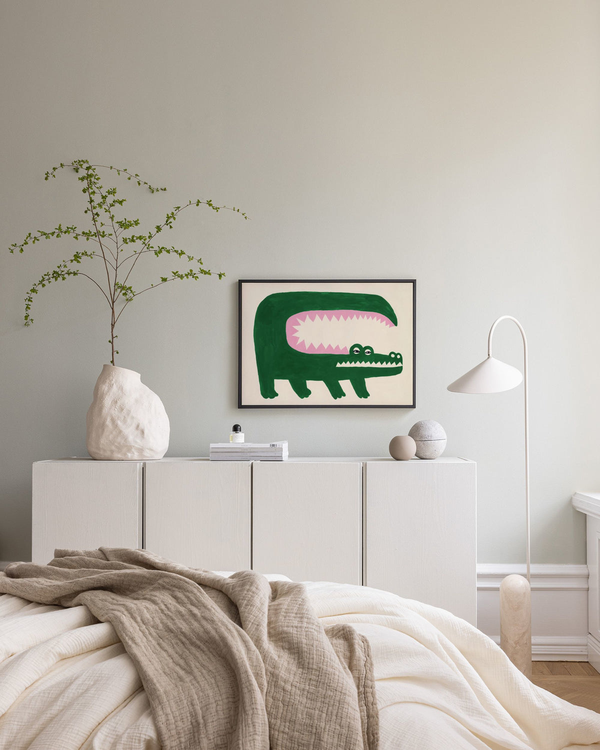 Crocodile Crush Canvas