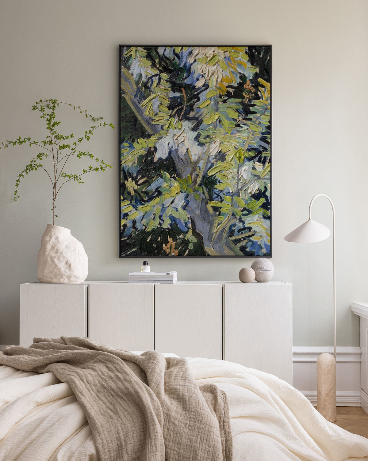 Van Gogh - Blossoming Acacia Branches Canvas print