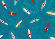 Surfers in the Blue Plakát