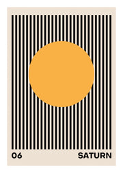 Saturn Space Print