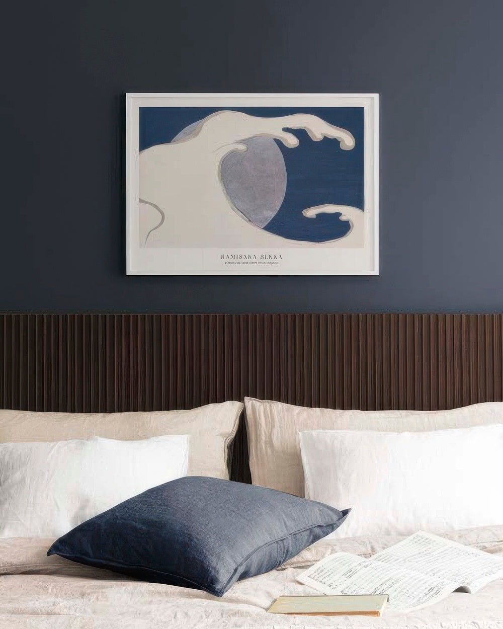 Kamisaka Sekka - Waves and sun from Momoyogusa Print