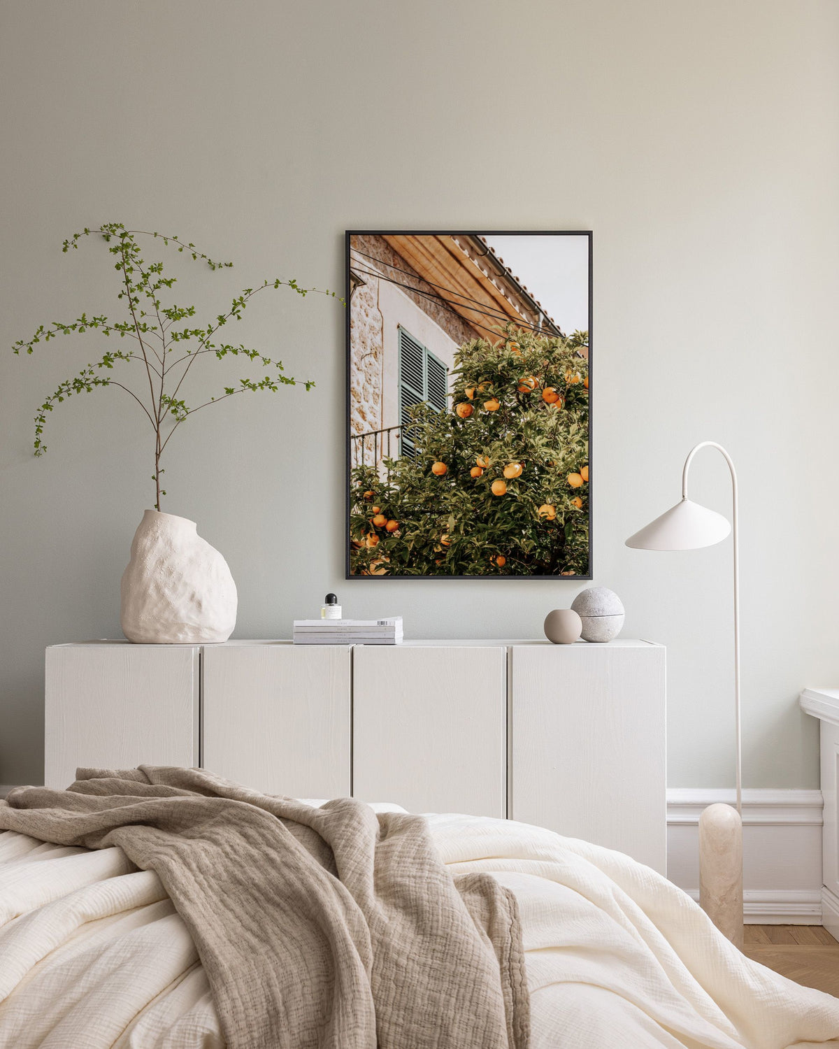 Oranges In Garden Canvas print