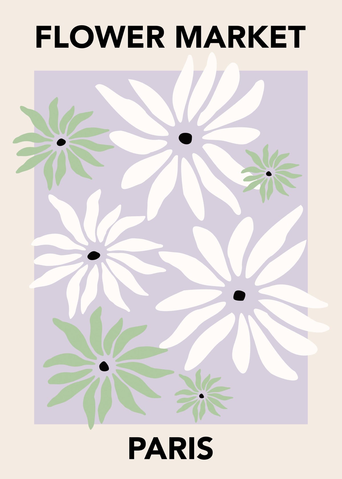 Paris Flower Market Print