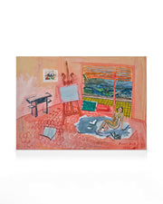 Raoul Dufy - Nude in the Red Studio Obraz na plátně