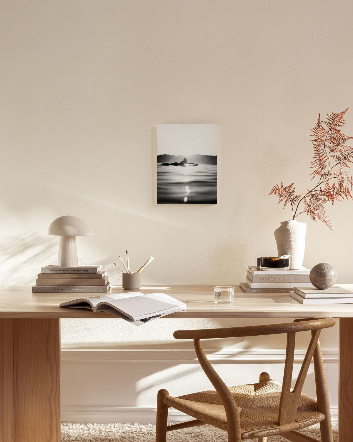 On The Surface Canvas print
