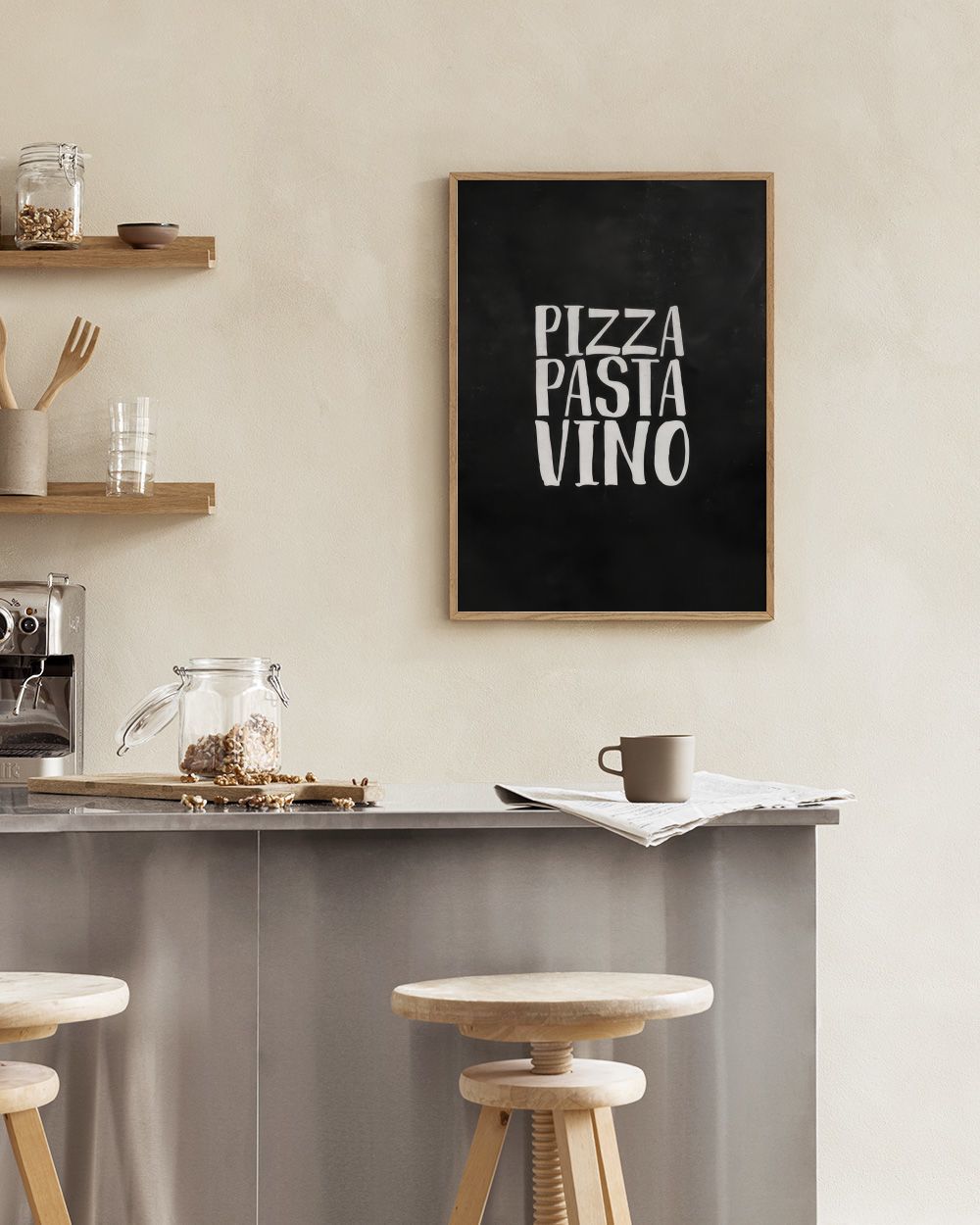 Pizza Pasta Vino Print
