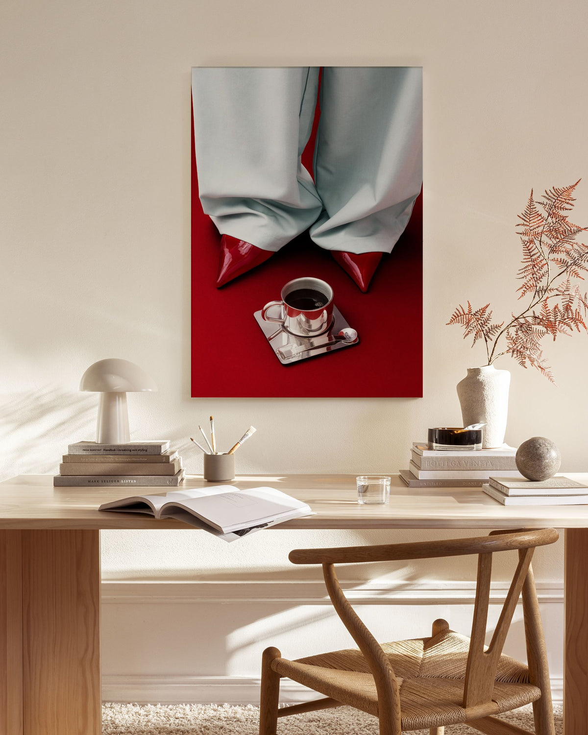 Caffeine and Confidence Canvas print