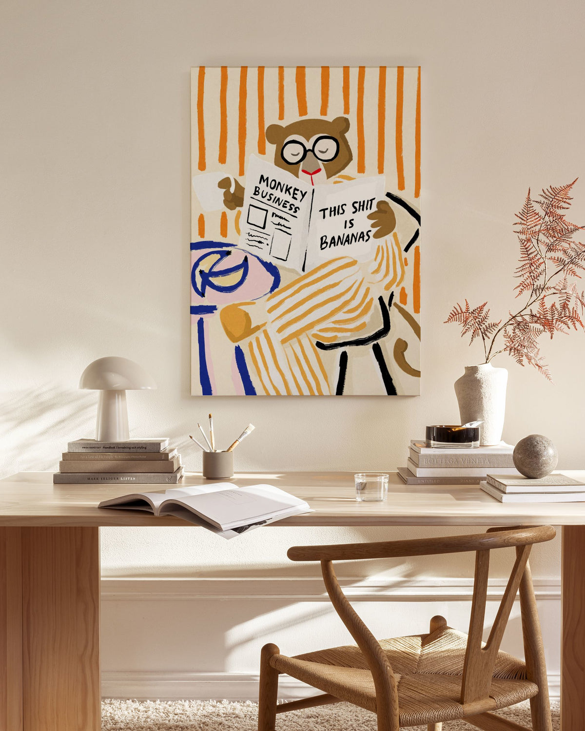 Monkey Business Canvas print