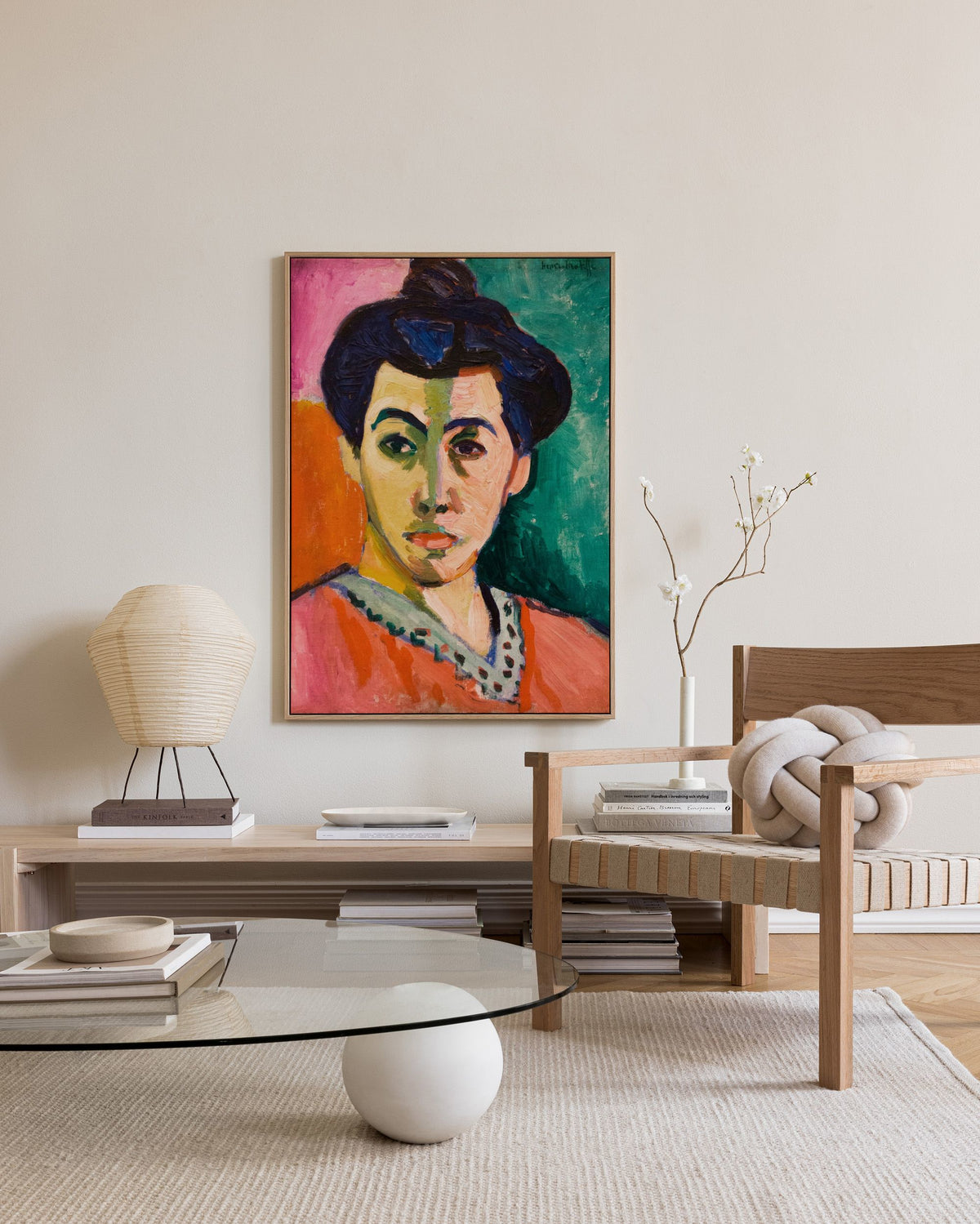 Matisse - The Green Stripe Canvas print
