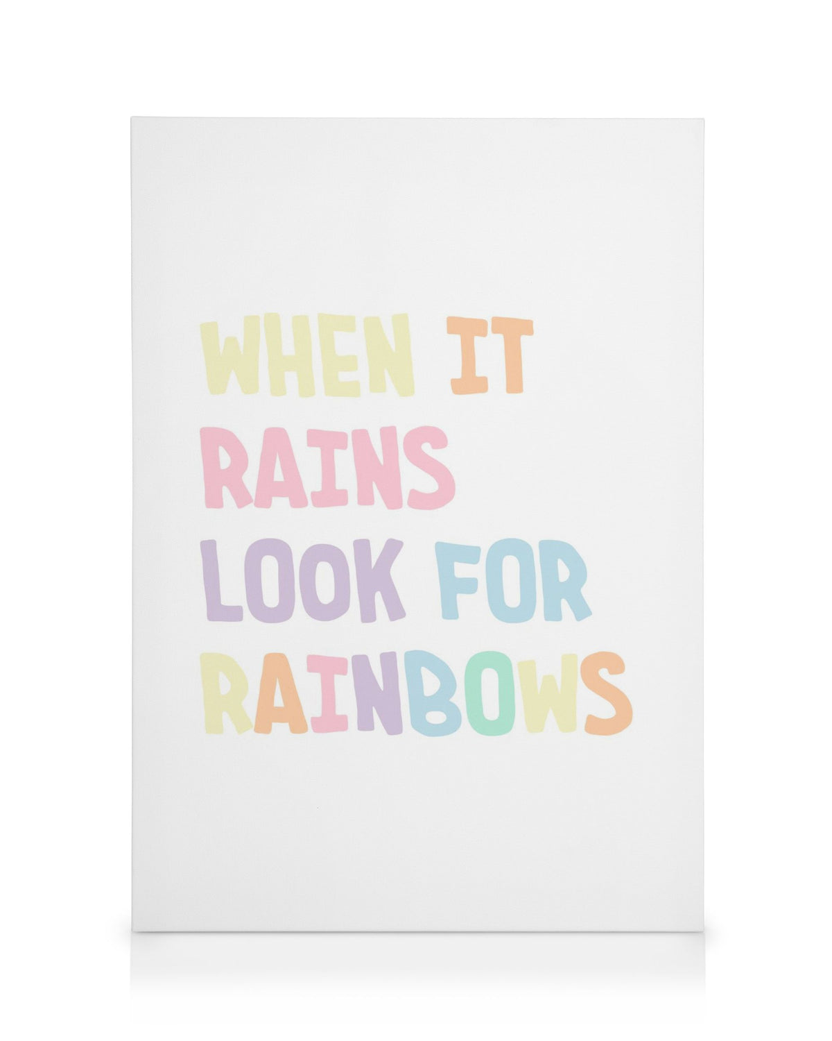 Look for Rainbows Canvas print