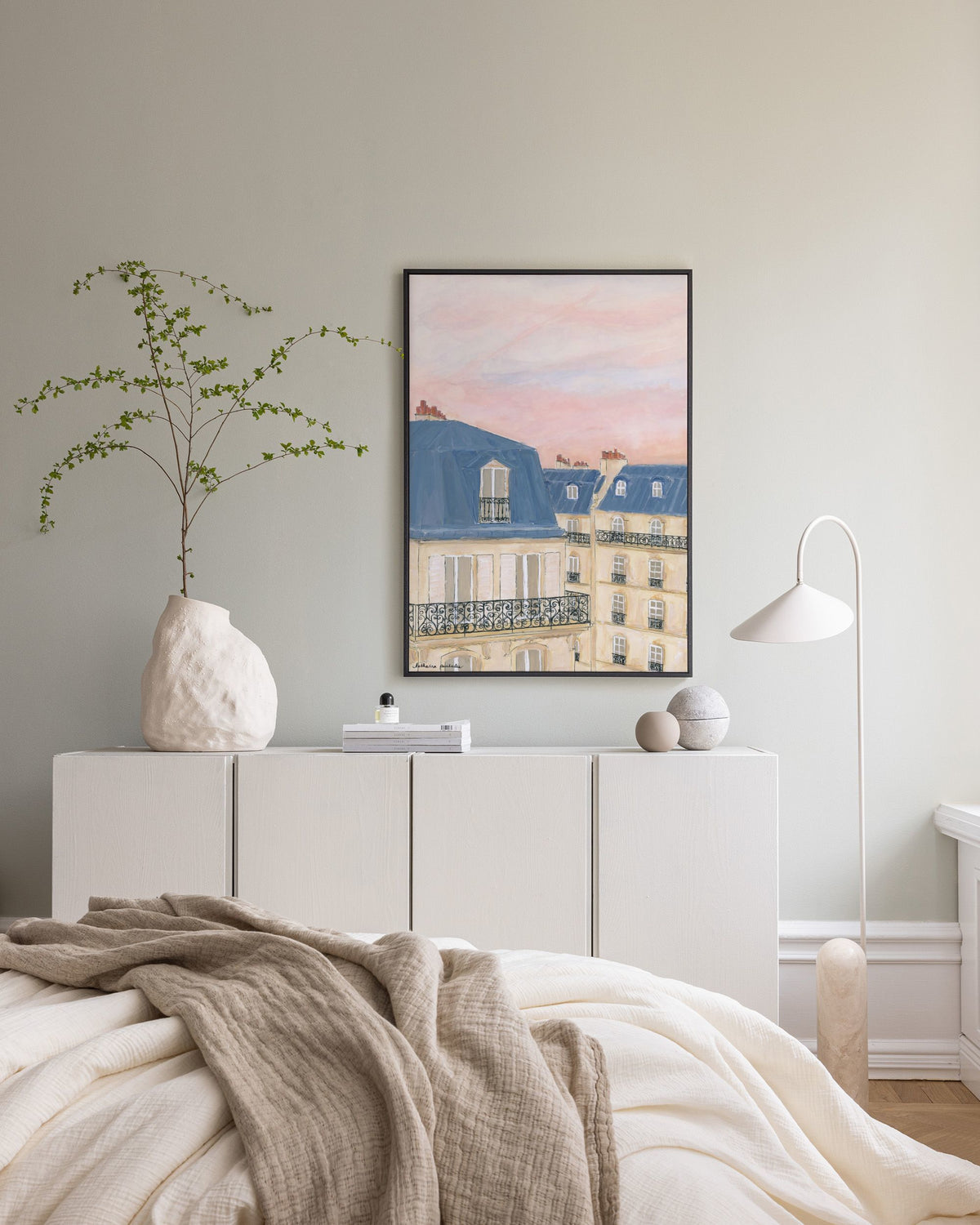 Katharina Puritscher - Parisian Sky Canvas print