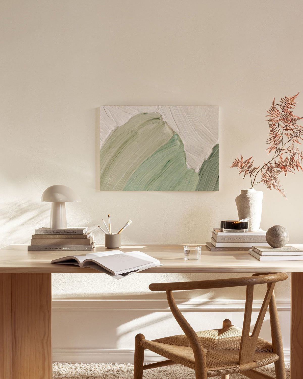 Sage Abstract Canvas print