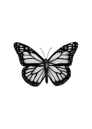 Butterfly Drawing Print