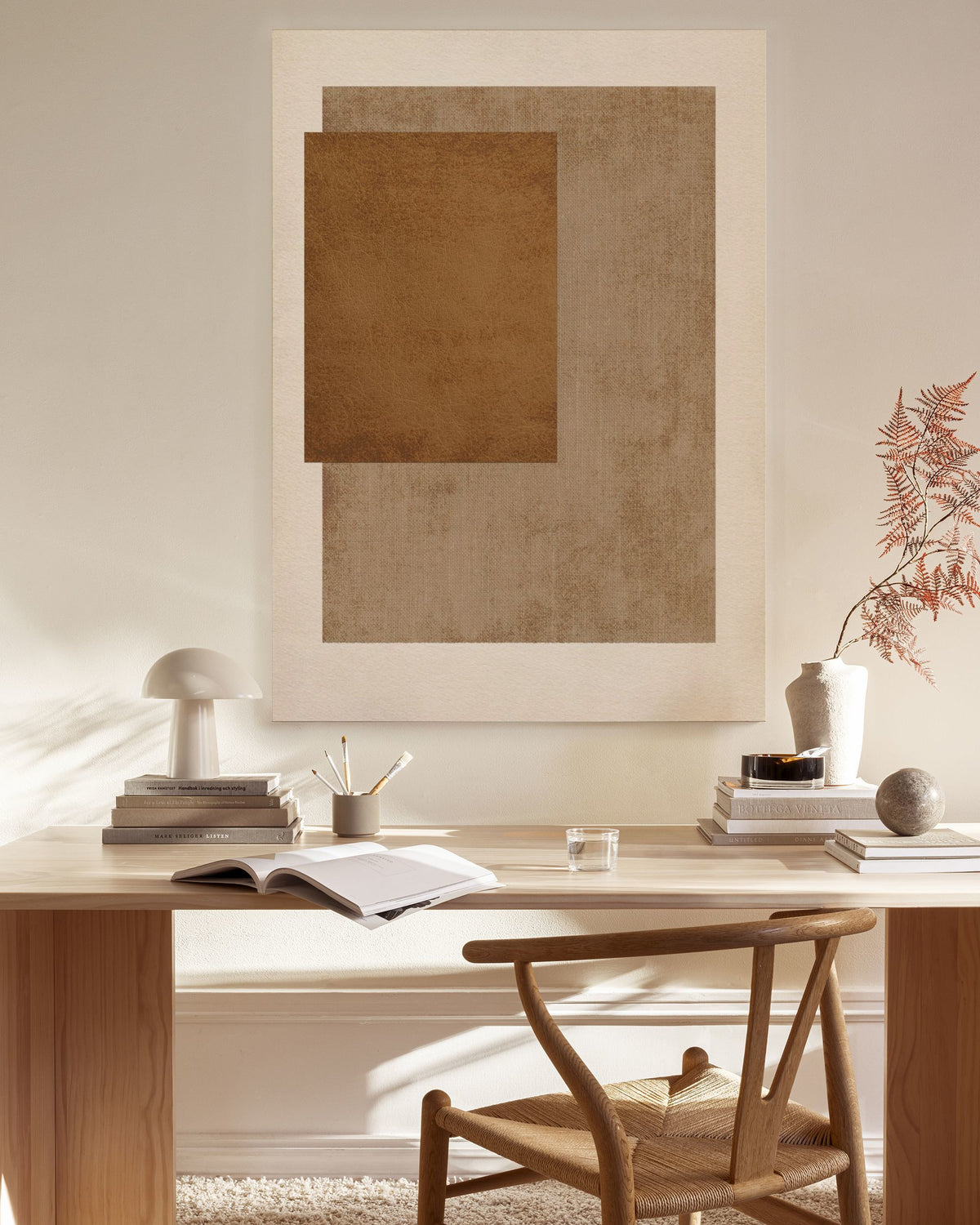 Rustic Geometry No1 Canvas print