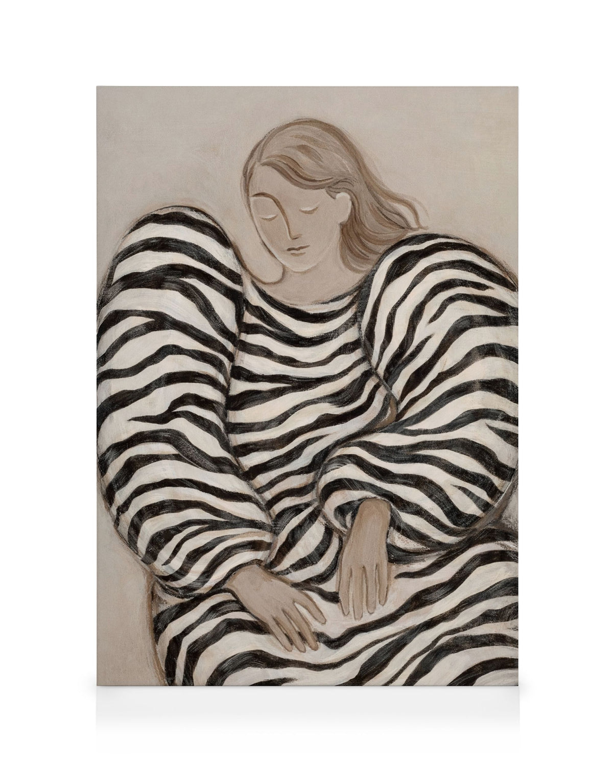 Zebra Striped Dream Canvas print