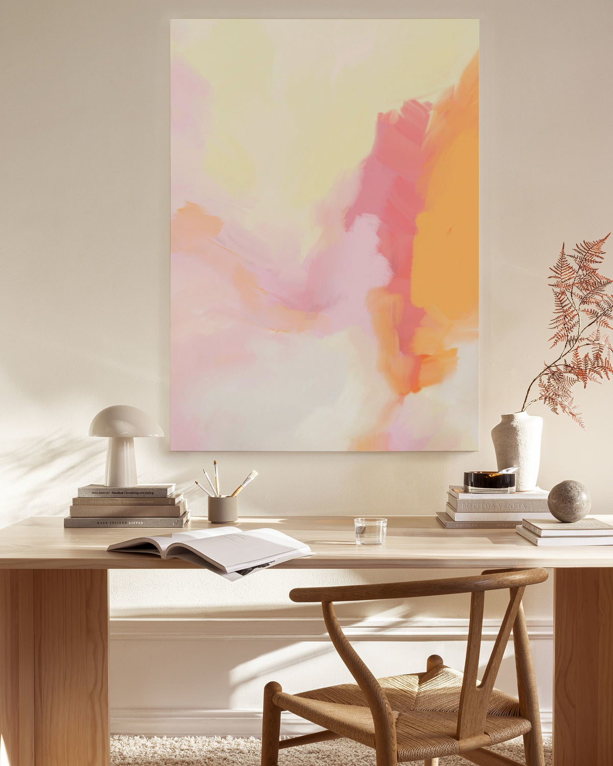 Painterly Expression No1 Canvas print