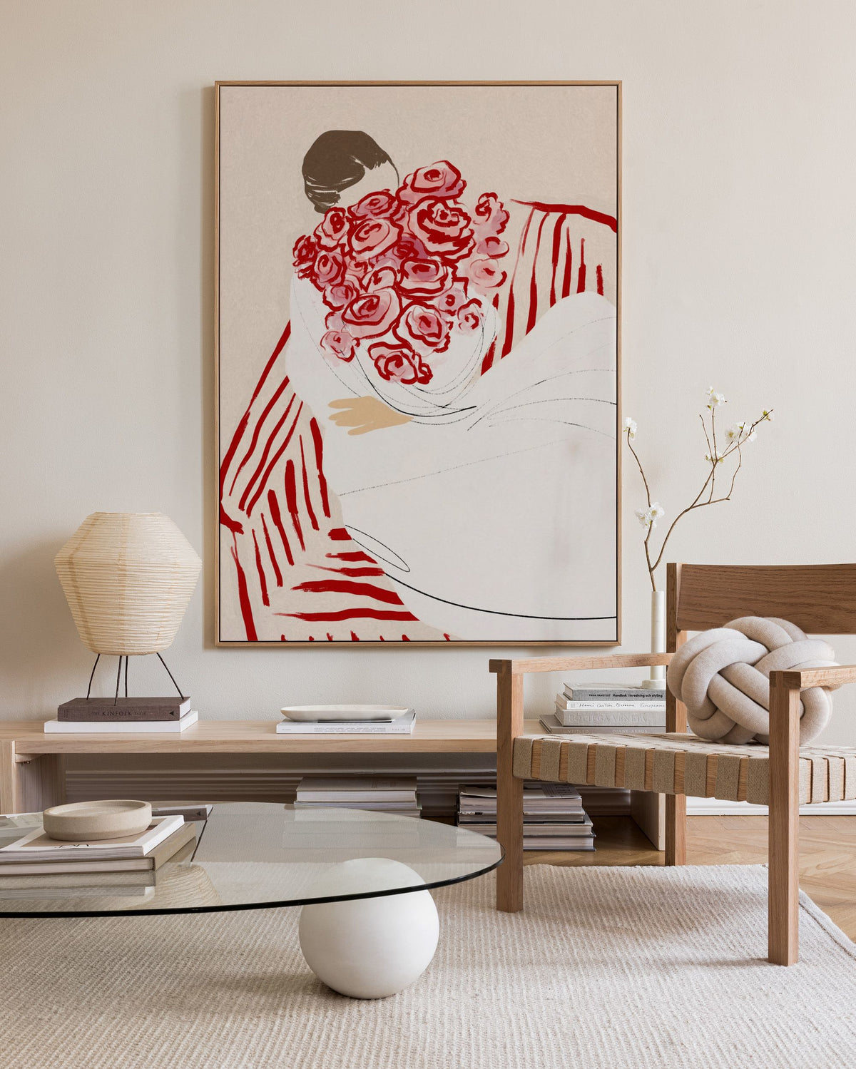 Hug of Roses Canvas