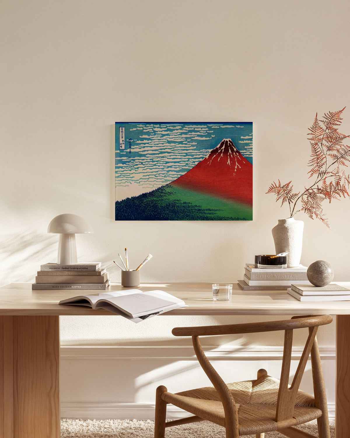 Katsushika Hokusai - South Wind, Clear Sky Canvas print
