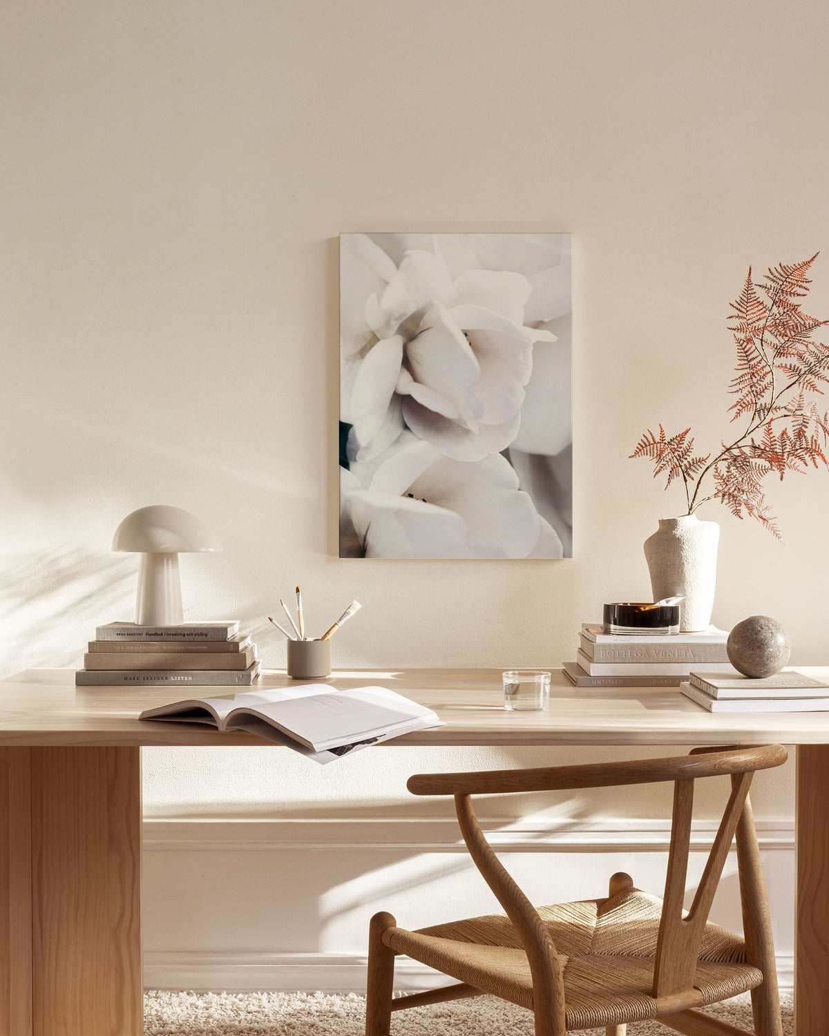 Milky Rose No1 Canvas print