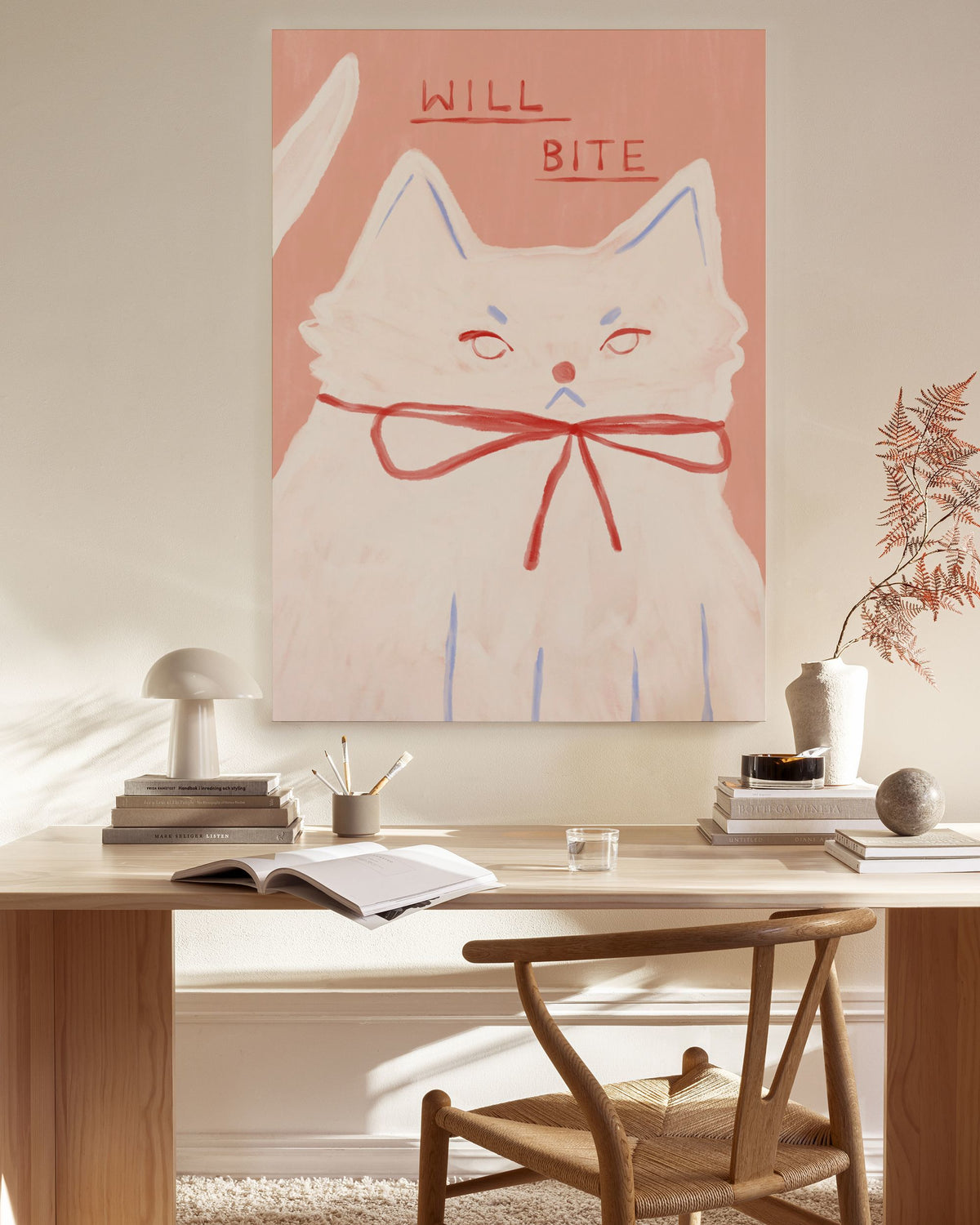 Kit Agar - Will Bite Canvas print
