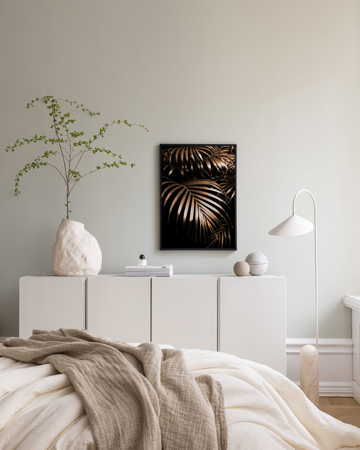 Golden Botanic Canvas print