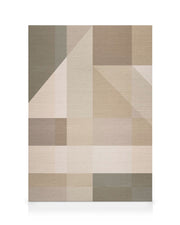 Linen Block Shapes No2 Canvas