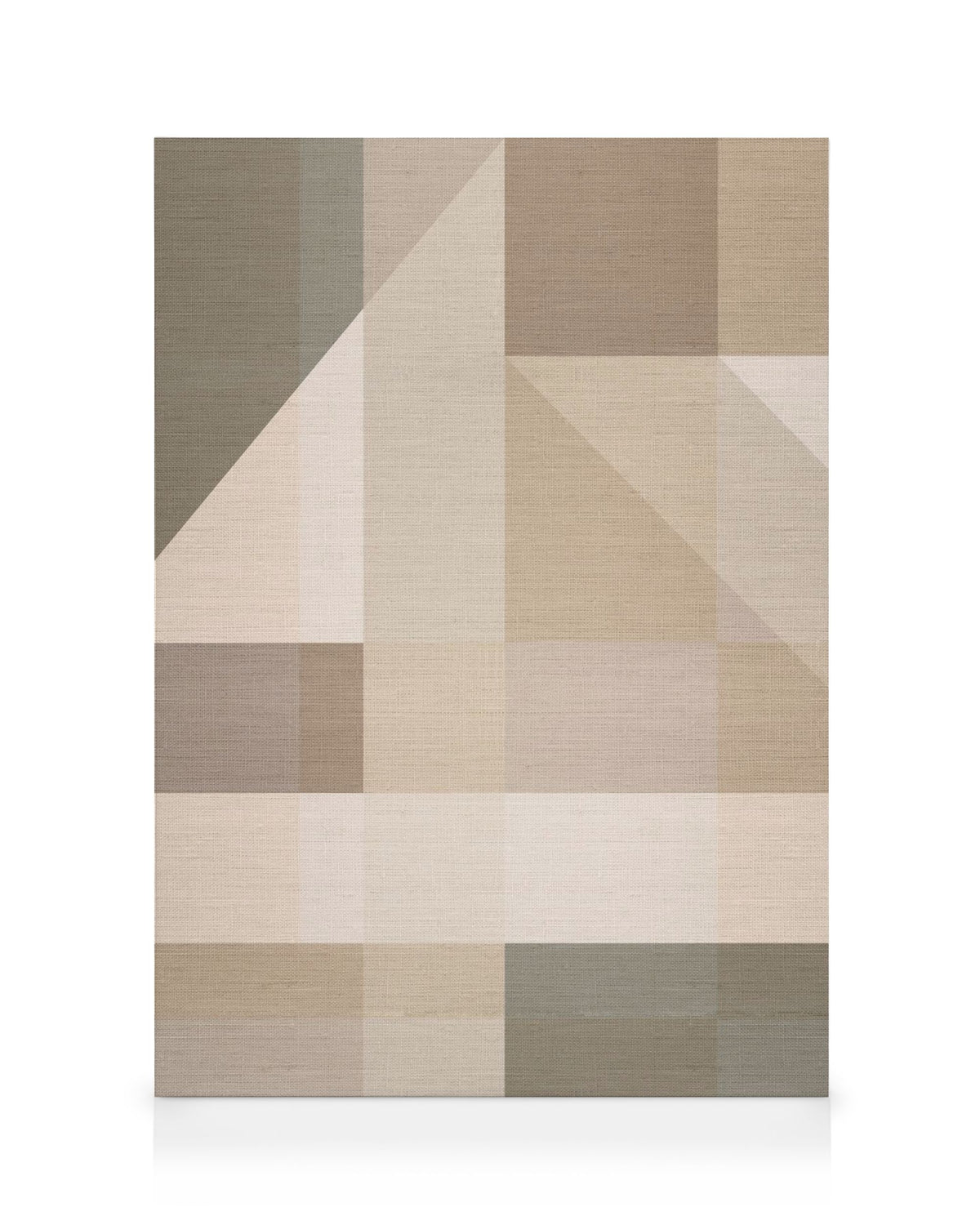 Linen Block Shapes No2 Canvas