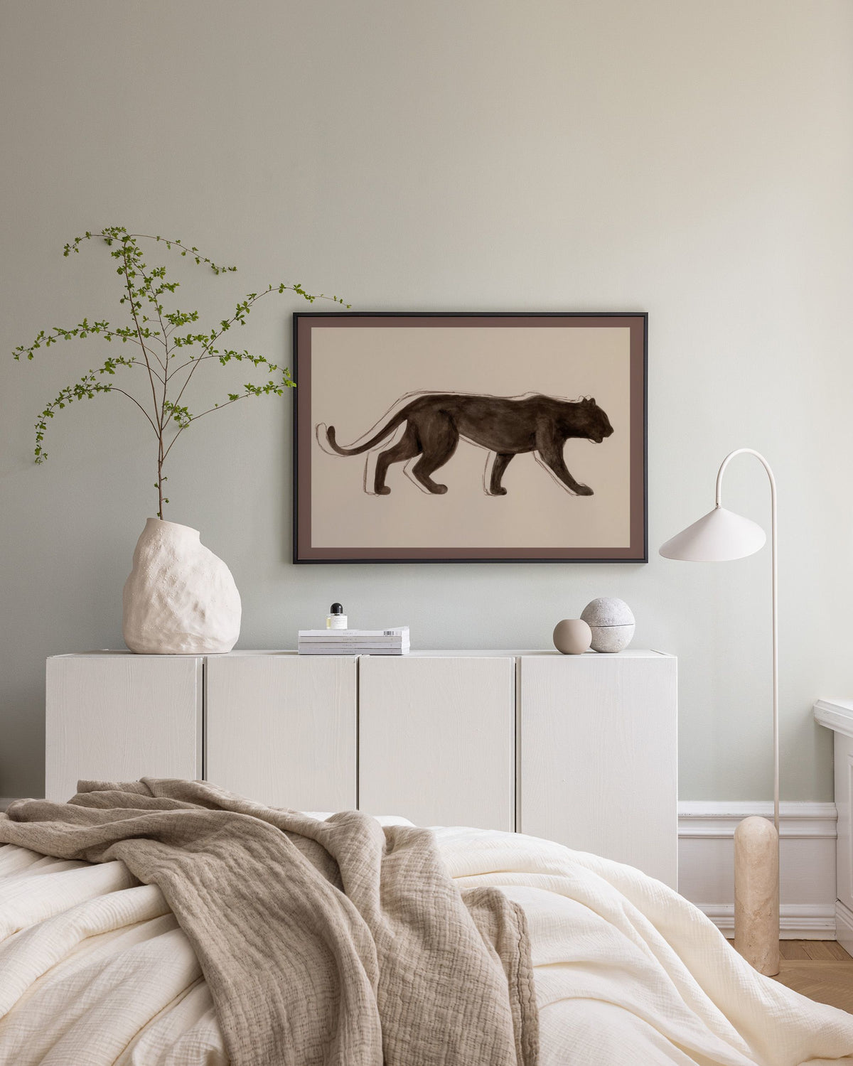Stride Canvas print