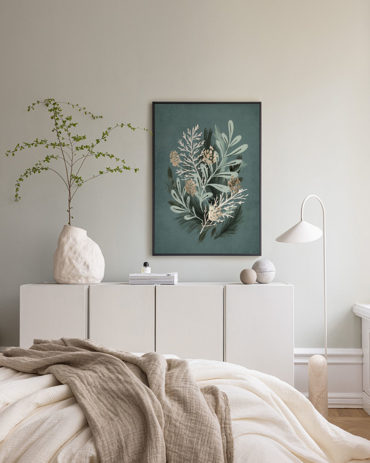 Green Botanical Canvas print