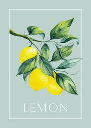 Vintage Lemons Print