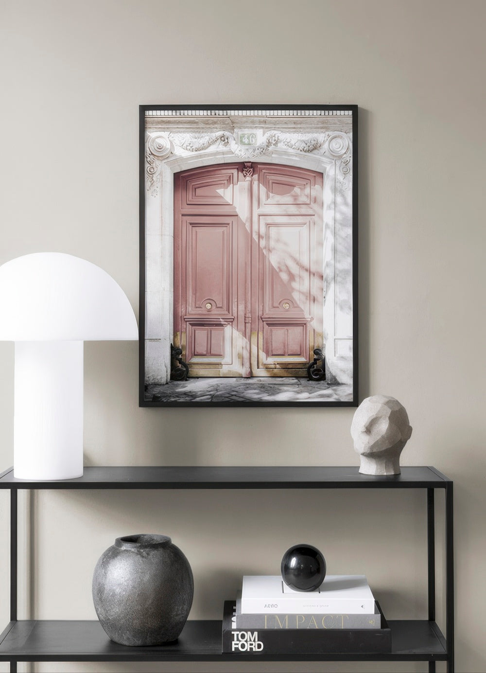 Dusty Pink Door Print
