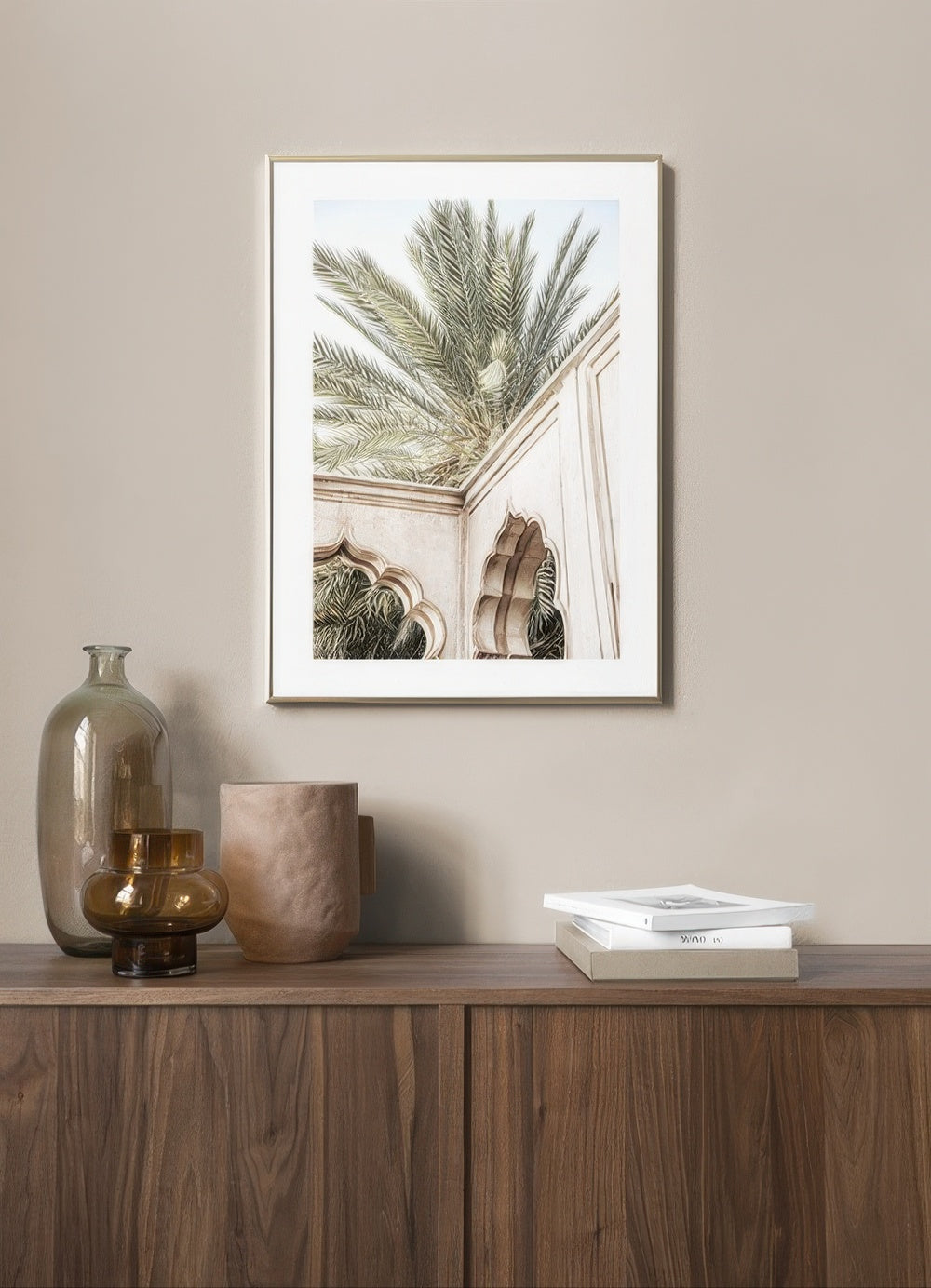 Palm Curves Print