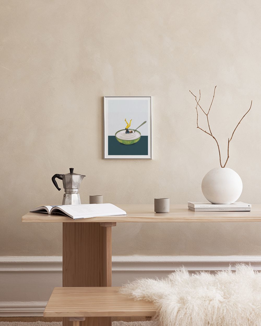 Maarten Leon - Yoga in My Yoghurt Print