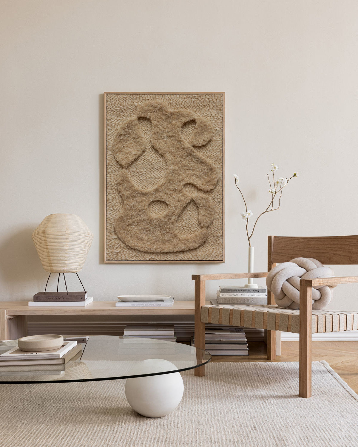 Tufted Shapes Canvas print