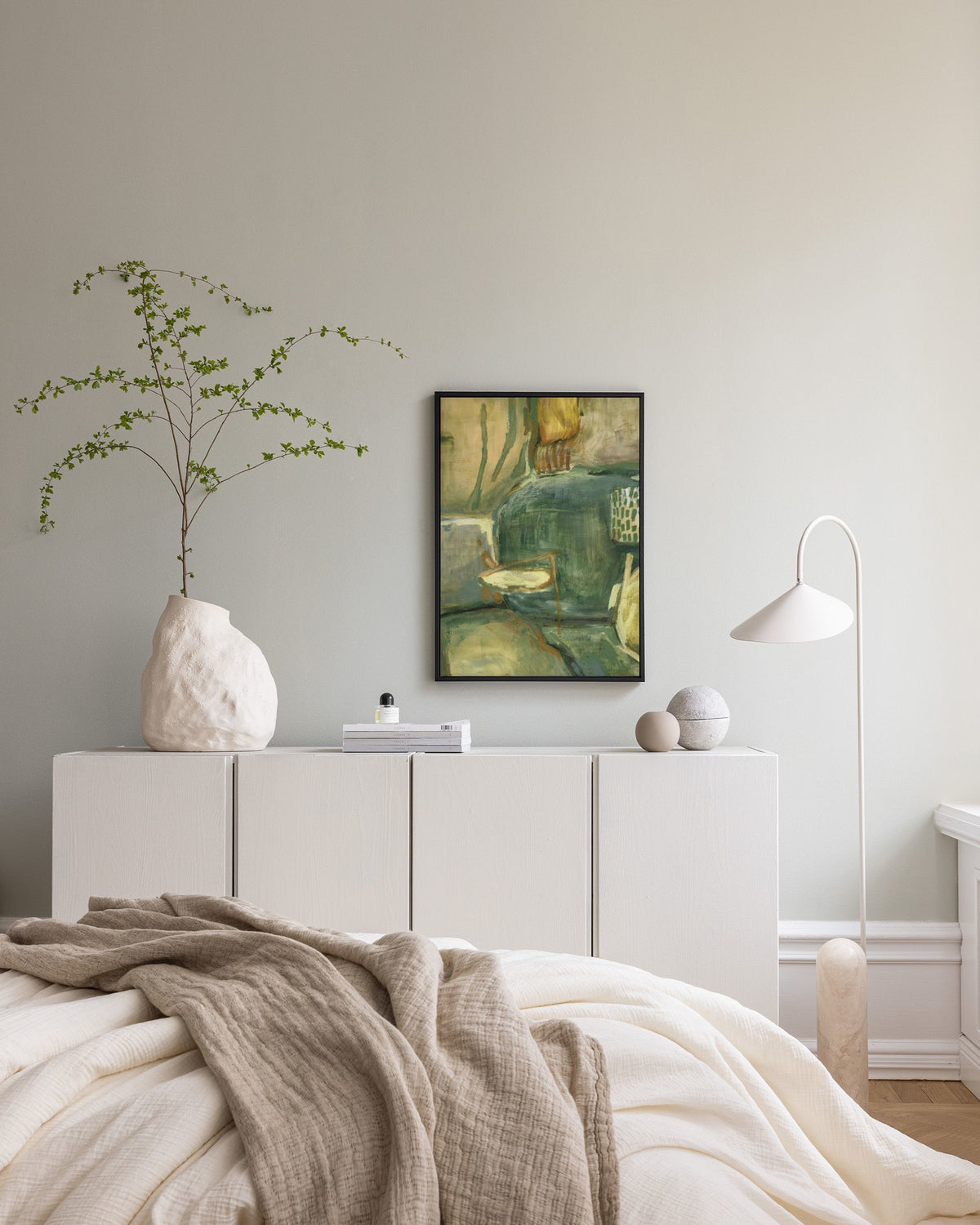 Abstract Greenscape Canvas print