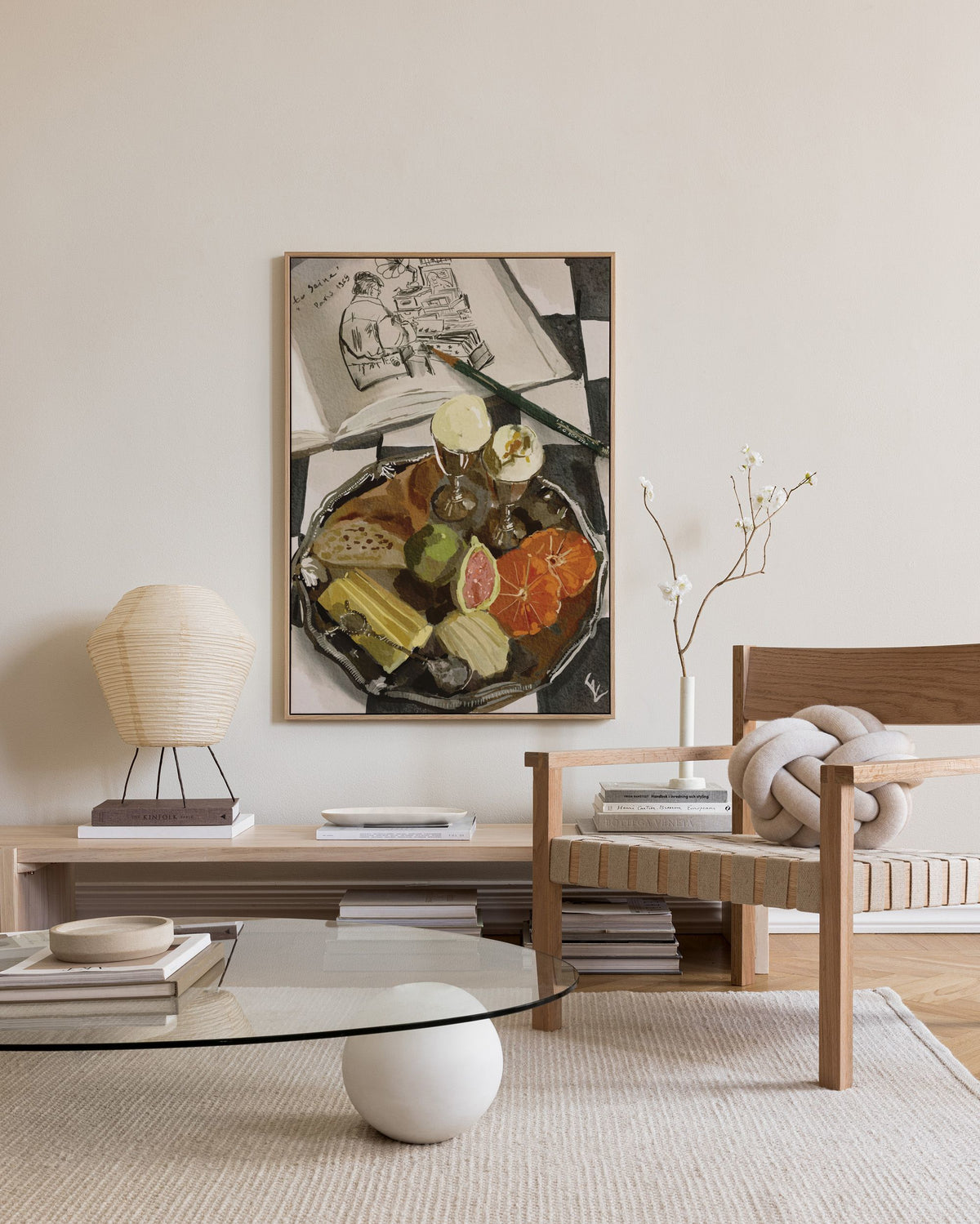 Ekaterina Zagorska - Parisian Breakfast Canvas print
