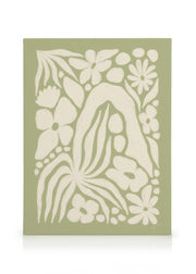 White Garden Canvas print