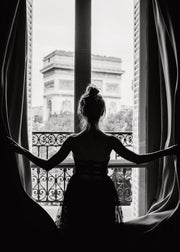 Girl In Window Print