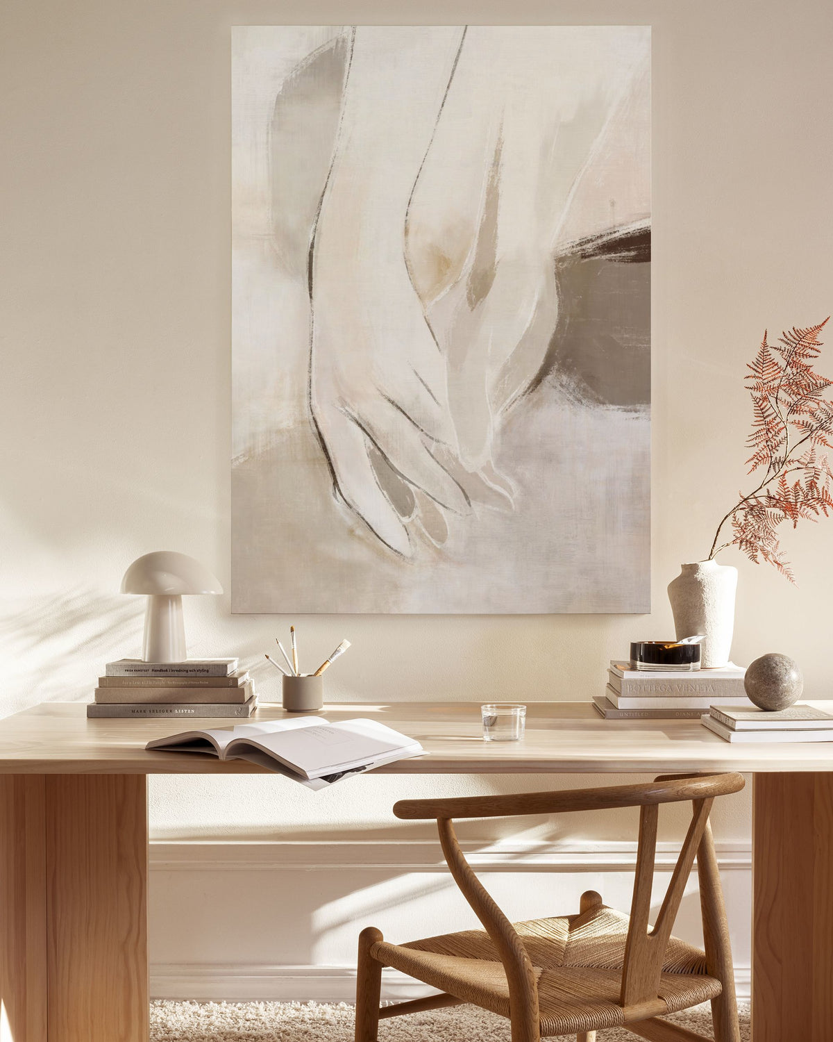 Soft Hands Canvas print