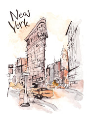Painted New York Print
